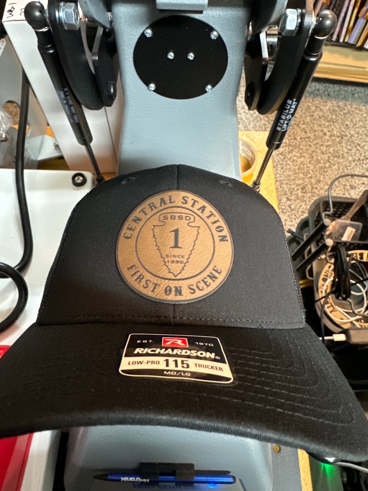 Trucker Style Hat with Custom Patch