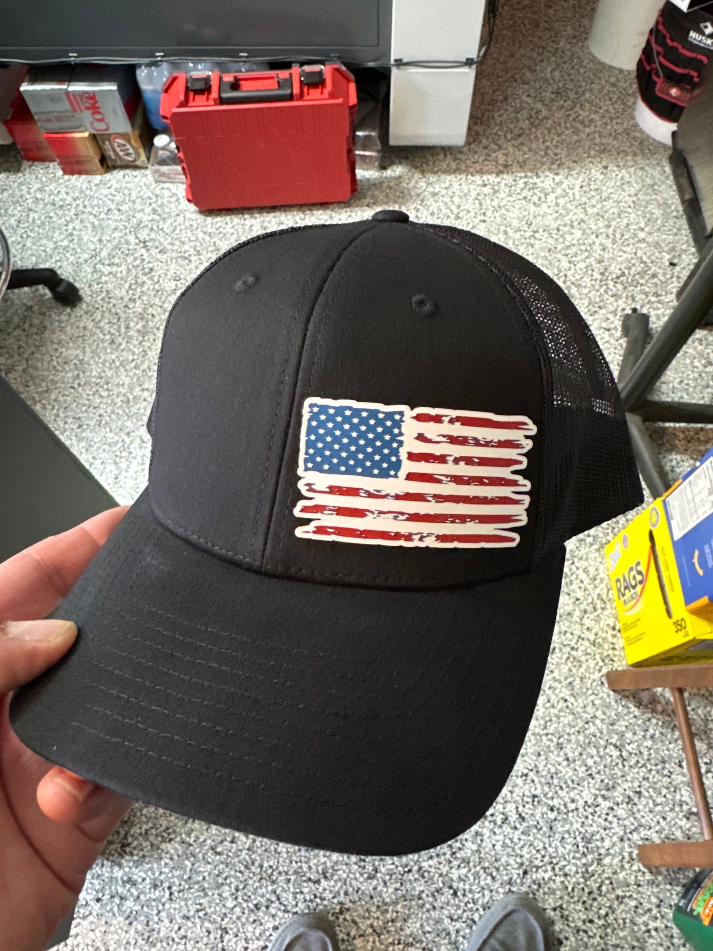 Trucker Style Hat with Custom Patch