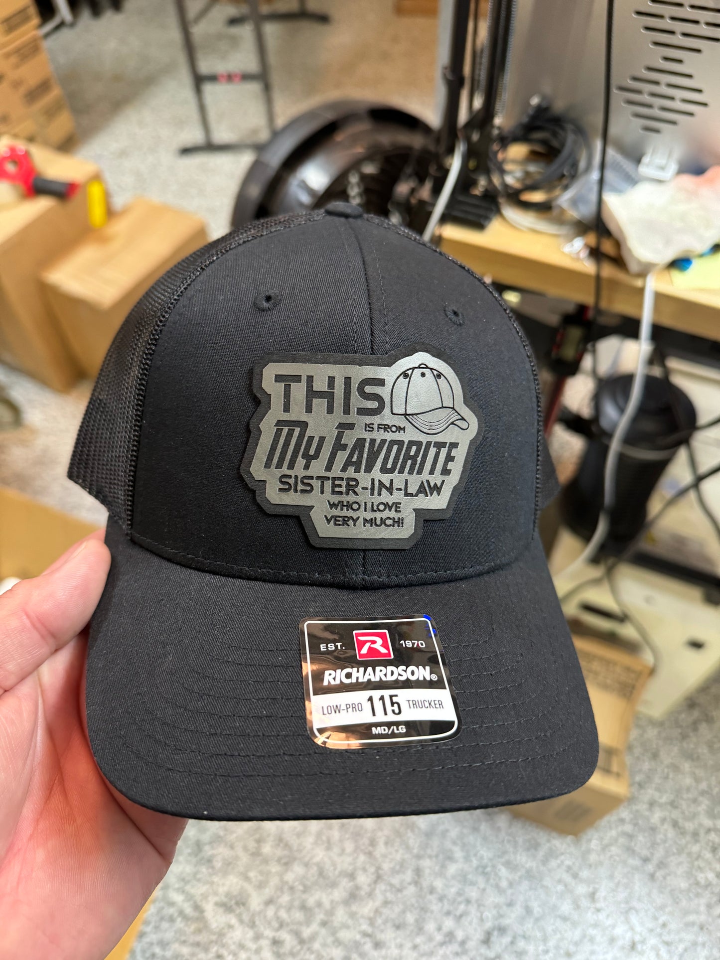 Trucker Style Hat with Custom Patch